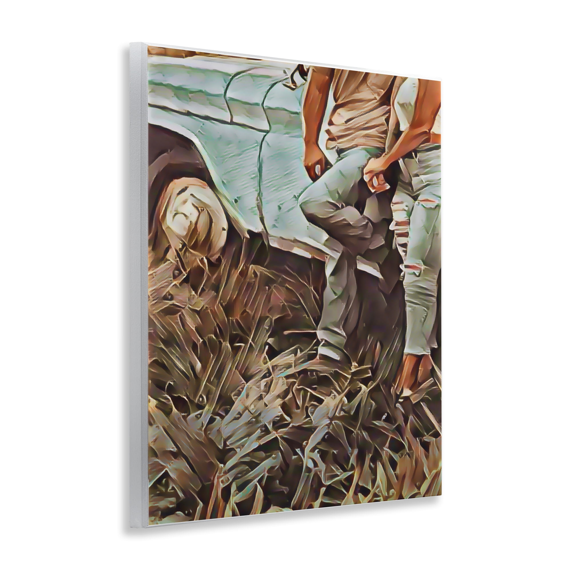 Leaning In Kisses Wall Plaque Art, design by Jesse Keith