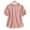 Pink, variant on GigrtiJin Womens Hollow out Cotton Linen Shirts Embroidered Short Sleeve Collared Blouse Summer Casual Loose Solid Tops