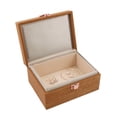 thumbnail image 3 of Mini Imitation Wood Storage Box with Hinged Lid, Decorative Home Organizer for Jewelry or Small Keepsakes 5.51 × 4.13 × 2.83 in, 3 of 6