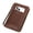 Red Brown, variant on Vintage Crazy Horse Leather Cigar Box for 5 Cigars with Wrist Strap Zipper, Multifunctional Travel Convenient Genuine Leather Cigar Case
