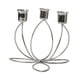 thumbnail image 3 of Candelabro de metal Macarena elegante soporte para velas cónico para 3 velas, 3 of 8