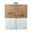 thumbnail image 6 of Ecologee Wakefield Textured 100% Blackout Rod Pocket Indoor Curtain Panel Pair, White, 37" W x 84" L, 6 of 11