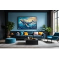 thumbnail image 3 of Animal Wall Art Picture Blue Whale Animal Wall Decor Canvas Wall Art For Livingroom Bedroom Office, 3 of 7