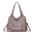 thumbnail image 1 of Bolso bandolera ajustable, suave y cómodo, ideal para viajes y uso diario. Camello, 1 of 9