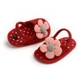 thumbnail image 5 of Infant Baby Girls Sandals Elastic Back Strap Flats Slippers Soft Toddles Princess Shoes, 5 of 8
