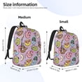 thumbnail image 4 of Balery Cute Donuts Vintage Canvas Backpack for Men and Women - Large Capacity, Durable Travel Laptop Bag for School, Work, Hiking, and Outdoor Activities, 4 of 7