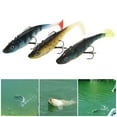 thumbnail image 4 of Señuelo de pesca, señuelo de pesca Señuelos falsos brillantes con cola T Cebo de pesca Valor inmejorable, 4 of 8