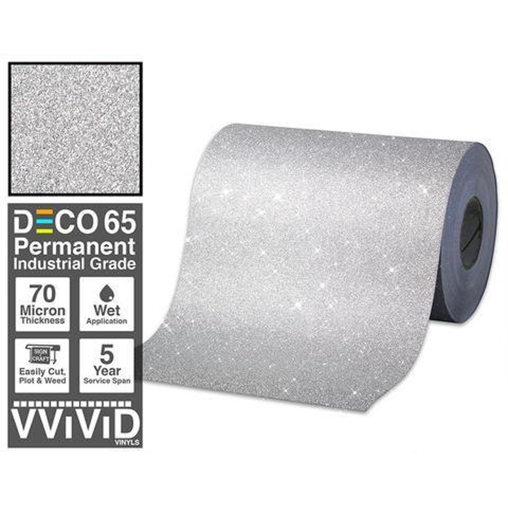 Contact Paper Craft Vinyl Silver Glitter Permanant Craft Film For