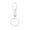 White, variant on Heavy Duty Metal Carabiner Keychain Portable Lightweight Belt Backpack Hanging Key Chain Outdoor Car Home Keys Ring Clip Holder Organizer
