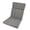 D, variant on Outdoor High Back Chair Cushion, Water-Resistant Seat and Back Pad with Ties, Comfortable Portable Cushion for Patio Garden and Camping