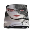 thumbnail image 2 of CADecor Gothic Woman With Surreal Poppies And Butterfly Blanket Throw Super Soft Warm Bed or Couch Blanket 58x80 inches, 2 of 2