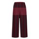 thumbnail image 5 of WILLBEST Pantalones Casuales para Mujer - Capri Holgado de Lino con Estampado Floral Bohemio, Rayas, Cintura Elástica y Cordón Ajustable para Relajarse y Actividades al Aire Libre. Extra Grande, 5 of 5