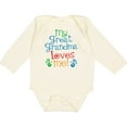 thumbnail image 3 of Inktastic My Great Grandma Loves Me for Grandson Boys or Girls Long Sleeve Baby Bodysuit, 3 of 5