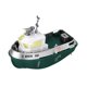 thumbnail image 5 of Mini barco RC, regalos de cumpleaños, minibarcos de juguete para bañera para niños, niñas y ríos Verde, 5 of 9