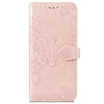 thumbnail image 3 of TECH CIRCLE for Samsung Galaxy S23 Wallet Case, Durable Floral Magnetic Flip Kicktand Hand Strap Premium PU Leather Phone Cover with Card Slots Holder for Samsung Galaxy S23 6.1",Rosegold, 3 of 17