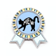thumbnail image 1 of Gatito, gatito, gatito Insignia broche Medalla ganadora, 1 of 3