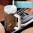 thumbnail image 5 of USA 250th Anniversary Tumbler with Handle, Statue of Liberty and Liberty Bell Design, 1776-2026, Stainless Steel Tumbler with Lid, 5 of 6