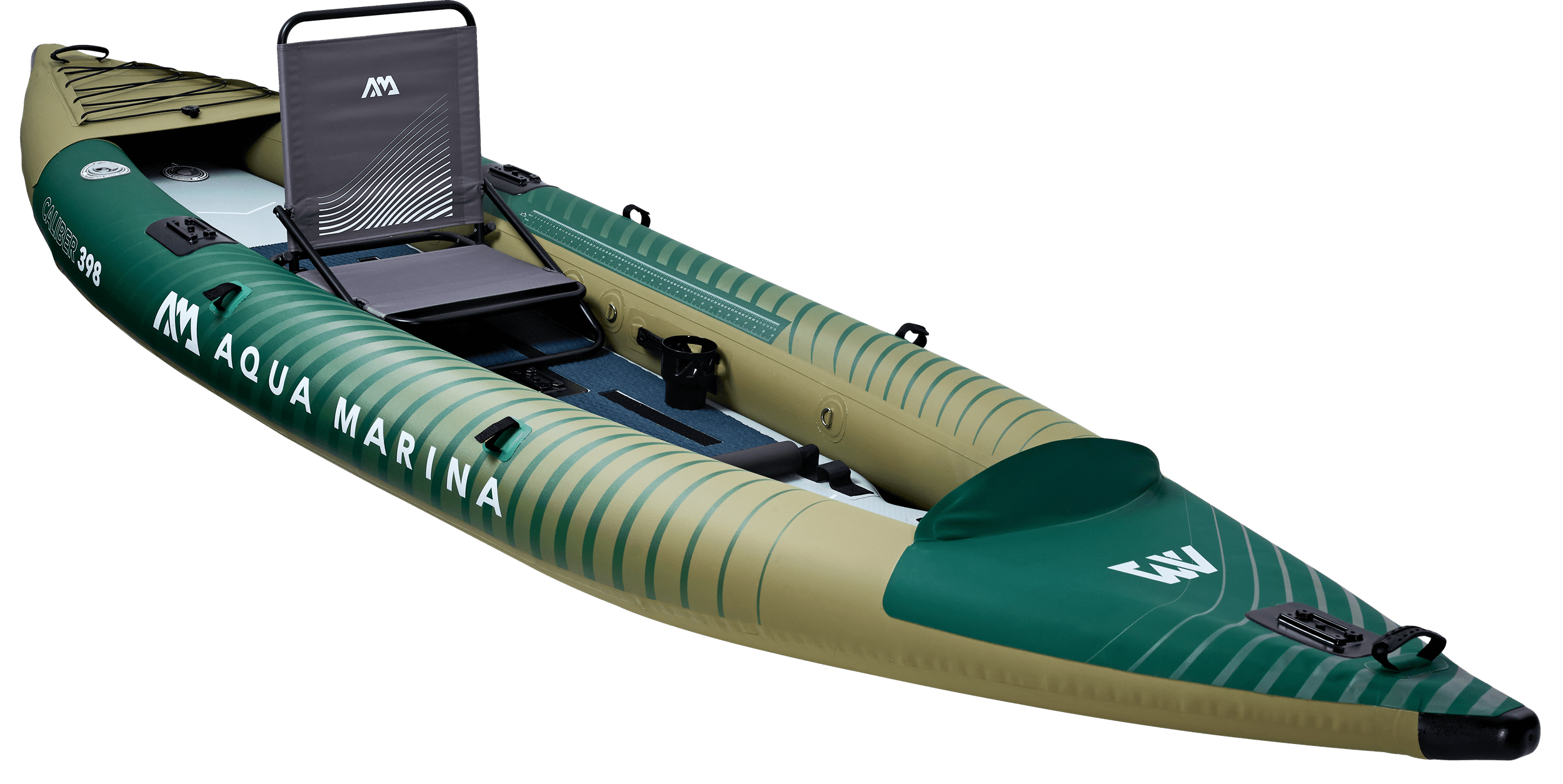 Aqua Marina Caliber Angling Kayak, 1/2-Person, DWF Deck, 396 Lb Capacity