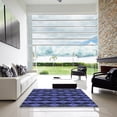 thumbnail image 6 of Ahgly Company Indoor Rectangle Patterned Midnight Blue Area Rugs, 4' x 6', 6 of 6