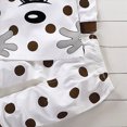 thumbnail image 4 of NOLDARES Cotton 2 Piece Pajamas Boys Long Sleeve Sets Toddler Boys Pjs Kids Sleepwear Sets,White,5-6 Y, 4 of 7