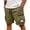 AF06-Dark Green, variant on Tactical Cargo Shorts For Men Drawstring Elastic Waist Hiking Shorts With Pockets Work Outdoor Athletic Running Short Khaki M