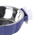 thumbnail image 3 of 2 Cuencos de Alimentación para Mascotas, Cuenco Colgante para Perros, Cuenco Extraíble de Acero Inoxidable para Perrera, Comedero de Agua, Cuenco para 2 piezas, 3 of 3