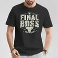 thumbnail image 2 of Rock Vintage Music Boss T-Shirt, Final Tour Inspired White Graphic Tee, Fun Retro Music Lover Shirt, Classic Rock Band Fan Gift Top For Men, 2 of 3