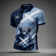 thumbnail image 3 of Soccer Season Jersey For Men Classic Scottish Pattern Shirt For Everyday Wear Breathable Blend With Timeless Plaid Design For An Elevated Casual Scotland Team Top Football Fans Gift Outfits Size XXL, 3 of 3