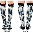 thumbnail image 2 of Coolnut 1 Pack Fashion Print Compression Socks for Women Men, Knee High Stockings for Athletic Sports,Running,Travel, 2 of 7