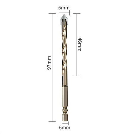 

Hexagon Tile Glass Cement Metal Ceramic Wood Plastic Hole Saw Drill Bit 6-12mm
