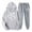 Gray, variant on Hueook Valentine's Day Going Out Outfits for Women's Valentine's Day Print Fall/Winter Hoodie Sweatpants Long Sleeve Hoodie Set Suits Gray XL