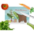 thumbnail image 2 of Caroline's Treasures Poitou Poiteuin Donkey Christmas Glass Cutting Board Large, 2 of 2