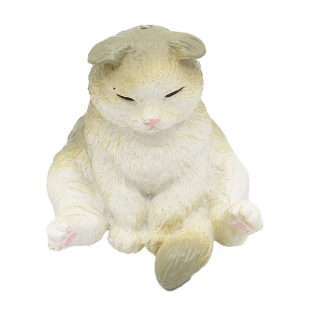 MINIATURE GAT MOOD DECORACIONES PET Decoraciones gatos Figuras de resina Juguete Hogar Adornos Ligero Mini Casa Suministros para Casas Adornos Vogacara FN001896-00