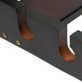 thumbnail image 4 of Dwellnix Wall Mounted 6 Sticks Pool Cue Rack Horizontal Storage Stand Billiard Cue Holder, 4 of 8