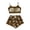 Gold-3, variant on Muxikeji Clothes Women Halloween Pajamas 2Pc Short,Ladies' Sleeveless Tank Top and Shorts Set Casual Home Wear Halloween Print Comfortable Everyday Wear