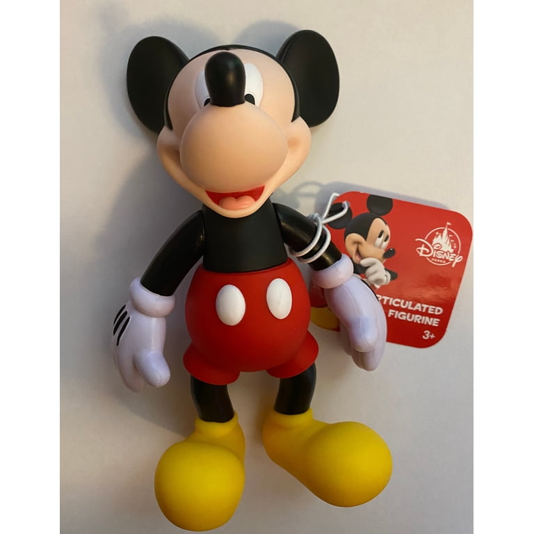 その他 Disney Mickey Mouse Vinyl Figur1970 year Disney Parks Mickey Vinyl Articulated Figure New with Tag
