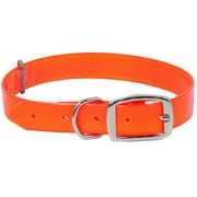 New Petmate 10791 Adjustable Dog Collar, 14 to 22 in L Collar, 1 in W Collar, Thermoplastic Polyurethane, Orange (Case of 2), 1 Each