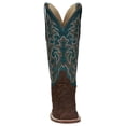 thumbnail image 4 of Justin Boot Company Womens Women`s Justin AQHA Cowgal Cigar FQ Ostrich 13` Boot 9.5 B Brown, 4 of 5