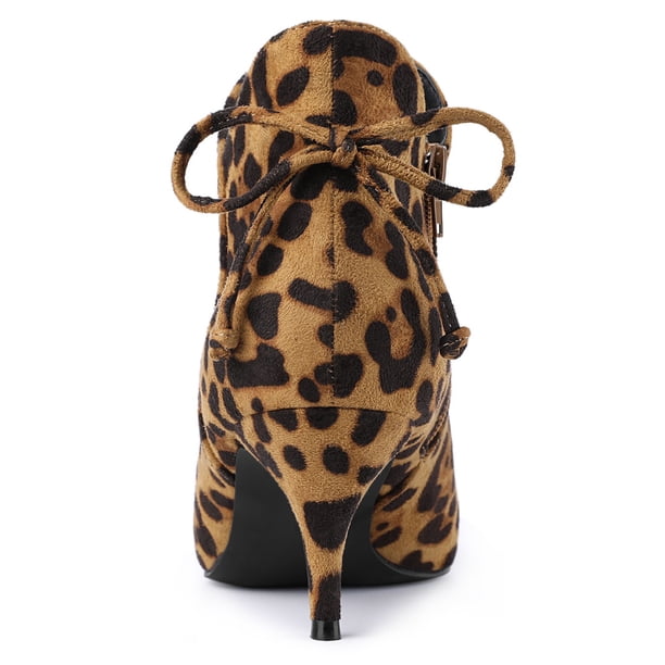 Las Mujer Moda Botas De Tobillo Botas De Dedo Del Pie Elástico Sexy