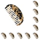 thumbnail image 3 of Soidarity Químico Único y minimalista Aspecto elegante El peine minimalista seleccionado es resistente y resistente a caídas Compacto Estampado leopardo claro 10Conjunto, 3 of 6