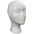 thumbnail image 2 of Kaonry Foam Head Mold Hat Mannequin Head Stand Diy Props， Model Wig Holder Glasses Wigs Female Drop Wig Display Holder Practical Cap Head Stand Mannequin with Stand Head, 2 of 9