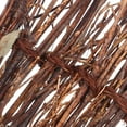 thumbnail image 3 of OULII 3pcs Simulation Fence Table Flower Miniature Fence Brown Office Decor For Interior Designers, 3 of 5