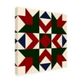 thumbnail image 2 of Victoria Barnes 'Christmas Barn Quilt III' Canvas Art, 2 of 3