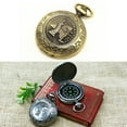 thumbnail image 4 of Greeniant Reloj de bolsillo para exteriores, navegación para niños, aleación de Zinc, brújulas huecas Vintage, Camping, senderismo, turismo, Escalada, 4 of 6