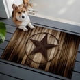 thumbnail image 4 of 2x3 Washable Area Rugs,Western Star Farm Retro Wood Board Non-Slip Soft Rug Indoor Carpet,Floor Rugs for Living Room Bedroom, 4 of 9
