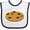 White and Navy, variant on Inktastic Chocolate Chip Cookie Boys or Girls Baby Bib