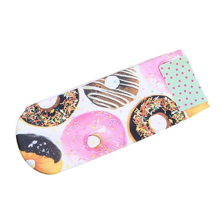 

Huaai socks for women Aldult 3D Printed Crazy Novelty Low Cut Ped Cute Athletic Socks cute socks Pink