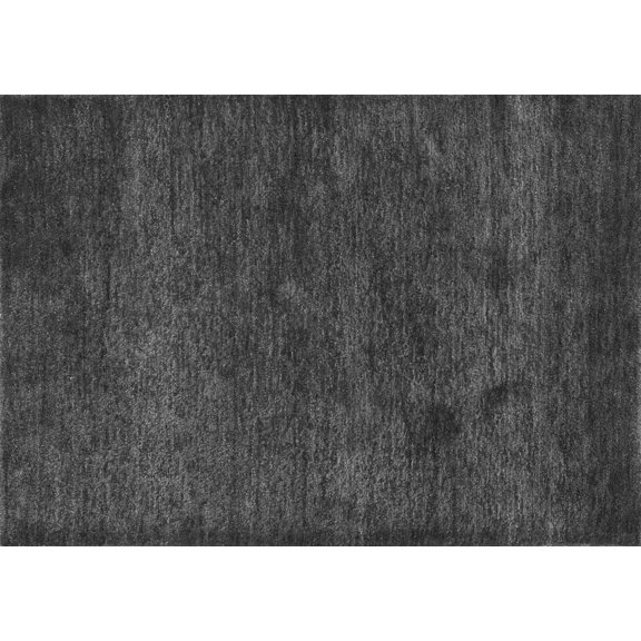 Ahgly Company Indoor Rectangle Abstract Gray Contemporary Area Rugs, 2' x 4'