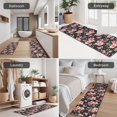 thumbnail image 5 of Pioneer Flower Floral Print Pattern Kitchen Rugs Sets Of 3,Kitchen Runner Rugs Non Skid Washable,Decorative Kitchen Floor Mats for Kitchen,Sink,Laundry,17"x30"+ 17"x47" + 17"x59", 5 of 6
