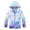 Blue, variant on Mercatoo Kids Tie Dye Rain Jacket Girls Fashion Versatile Windbreaker Lightweight Fleece Raincoat Fall Warm Waterproo1 Overcoat